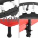 Parent-Child Trampoline Twin Trampoline with Safety Pad Adjustable Handlebar WSY   